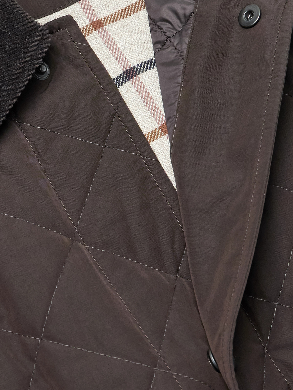 Purdey Winchester Corduroy And Knit-trimmed Quilted Padded Shell Jacket In Brown