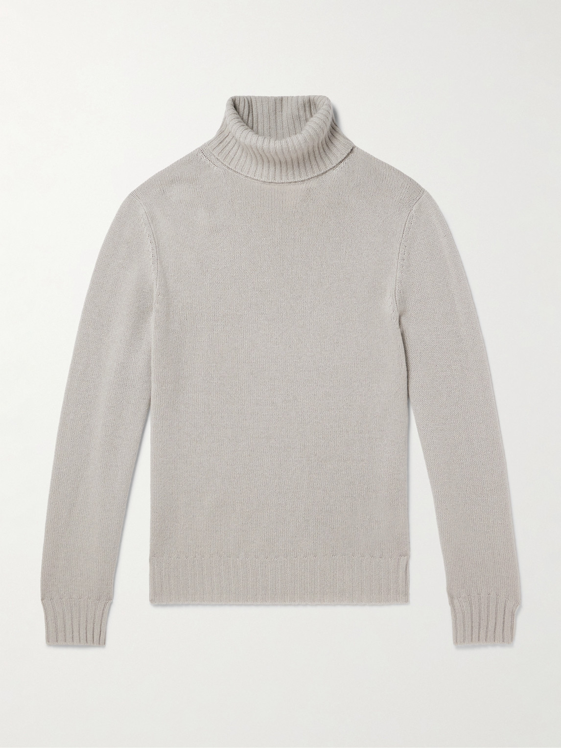 Allude Virgin Wool and Cashmere-Blend Rollneck Sweater - Men