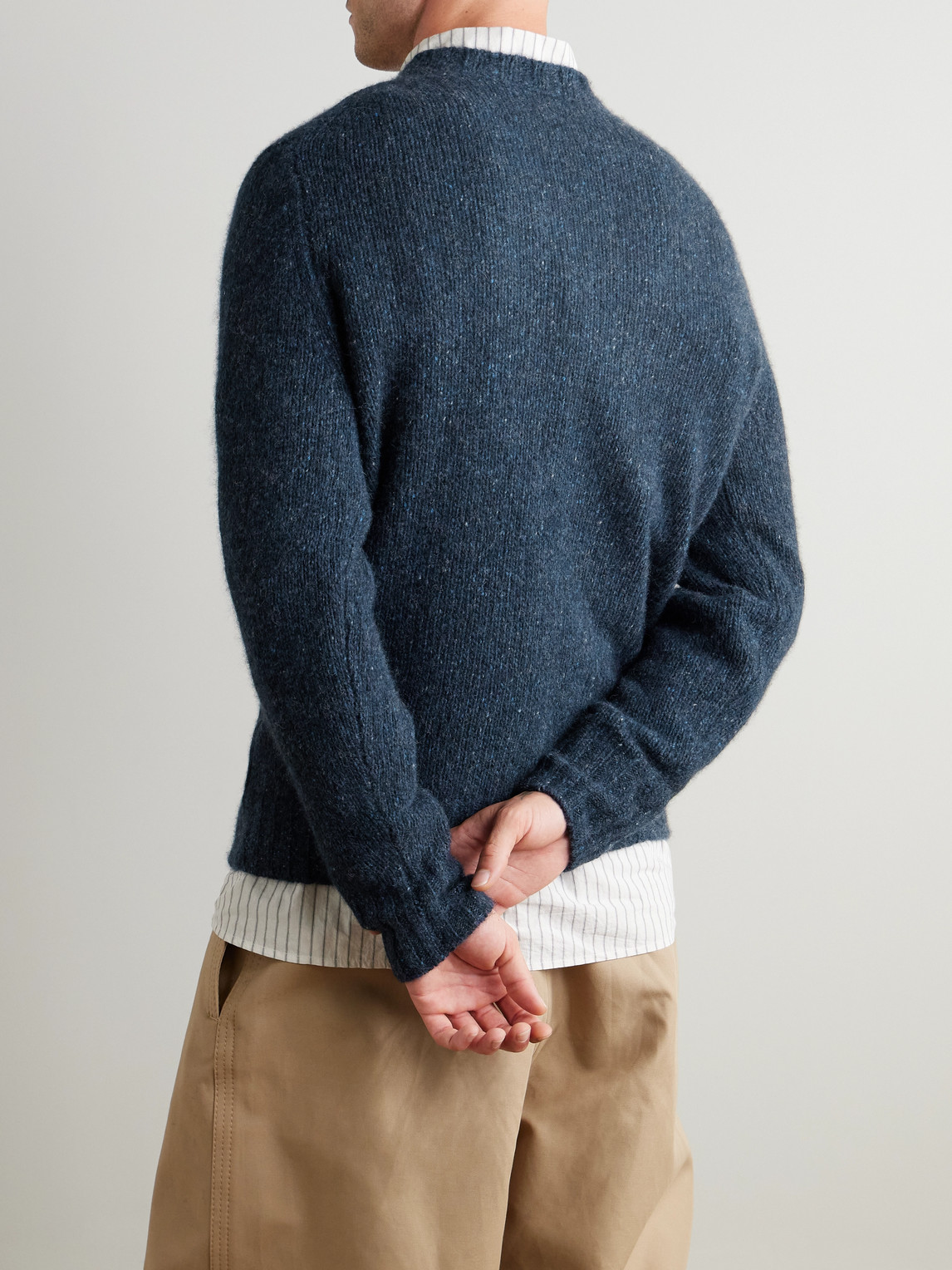  Allude - Slim-fit Cashmere Sweater - Men - Blue - S 