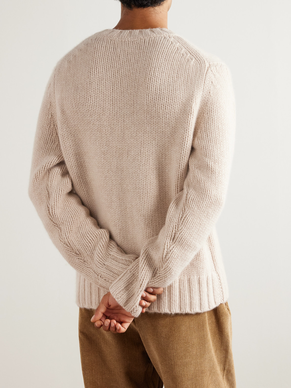  Allude - Cashmere Sweater - Men - Neutrals - S 