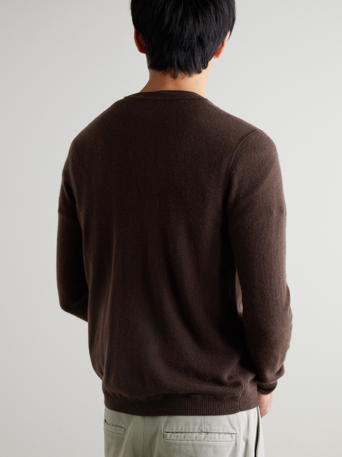 Allude Cashmere Sweater In Brown