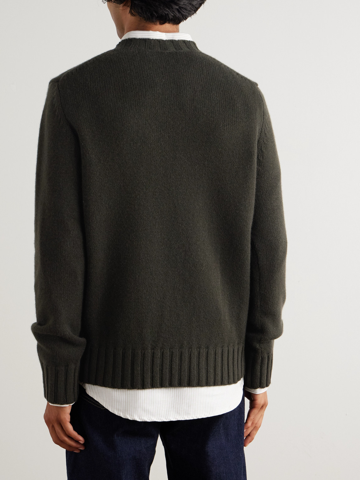  Allude - Cashmere Sweater - Men - Green - M 
