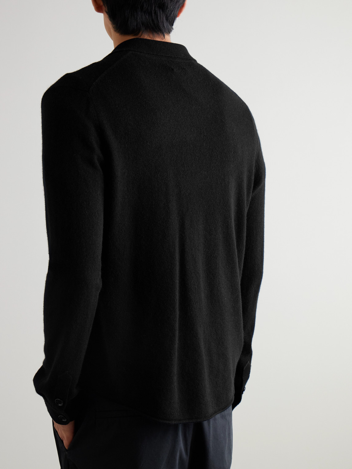  Allude - Virgin Wool And Cashmere-blend Cardigan - Men - Black - Xl 
