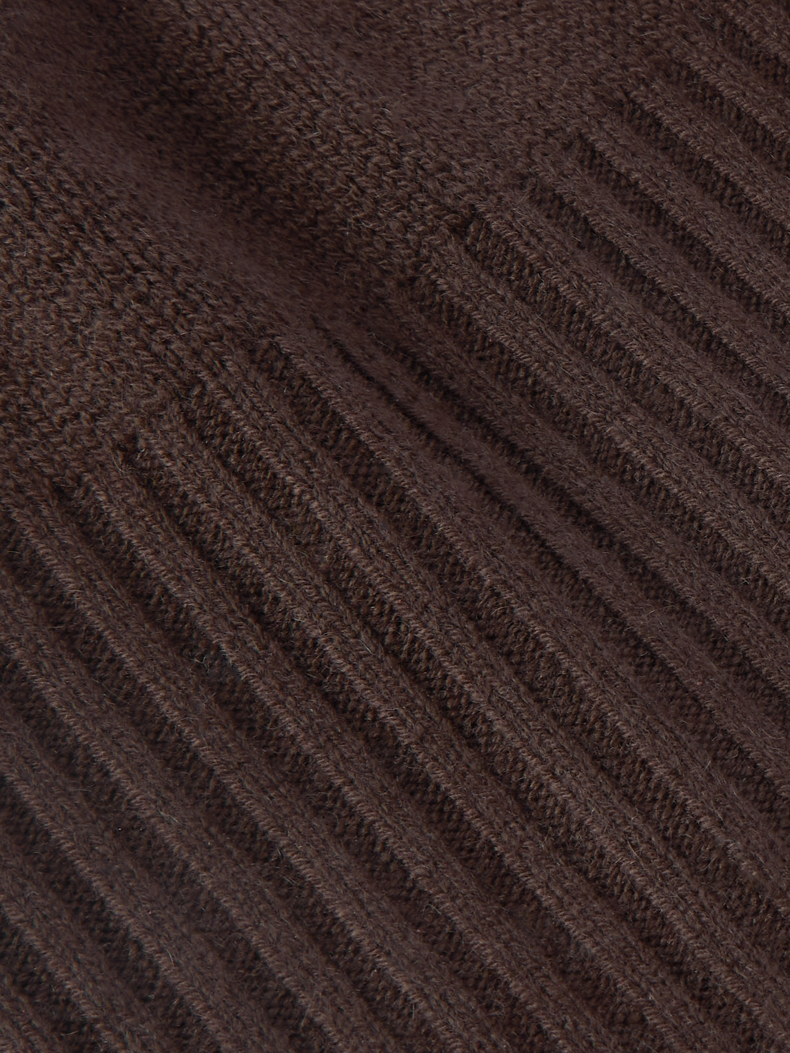  Allude - Ribbed Cashmere Beanie - Men - Brown 