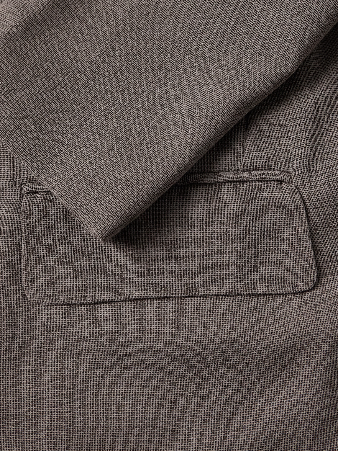 Our Legacy Sharp Double-breasted Virgin Wool-blend Blazer In Brown