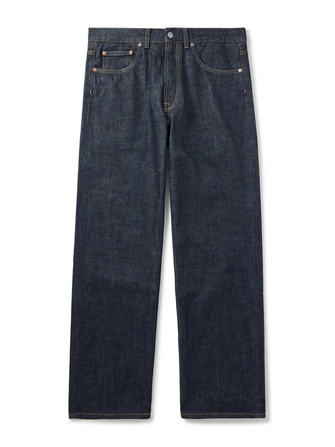 Our Legacy Carlson Straight-leg Jeans In Animal Print