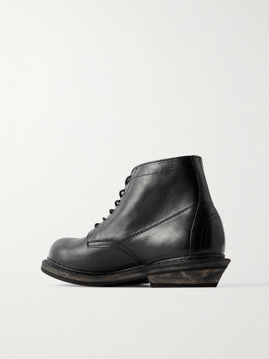 Our Legacy Cortege Leather Boots In Black