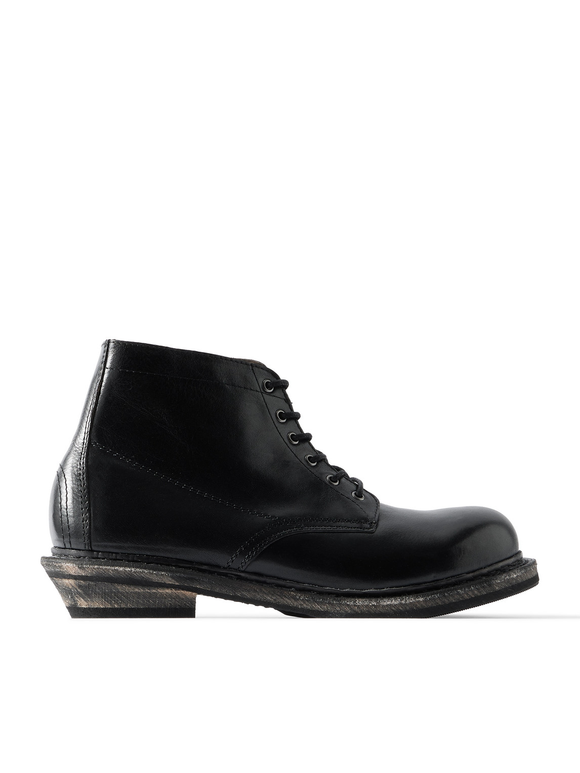 Our Legacy Cortege Leather Boots In Black