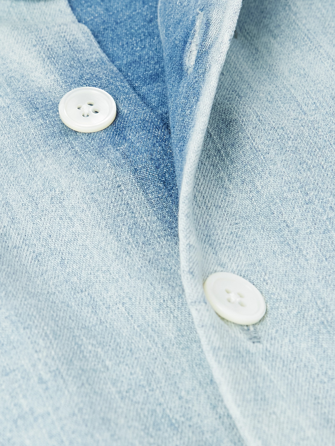 Our Legacy Long Sleeve Button-down Shirt Featuring Pocket In Blue