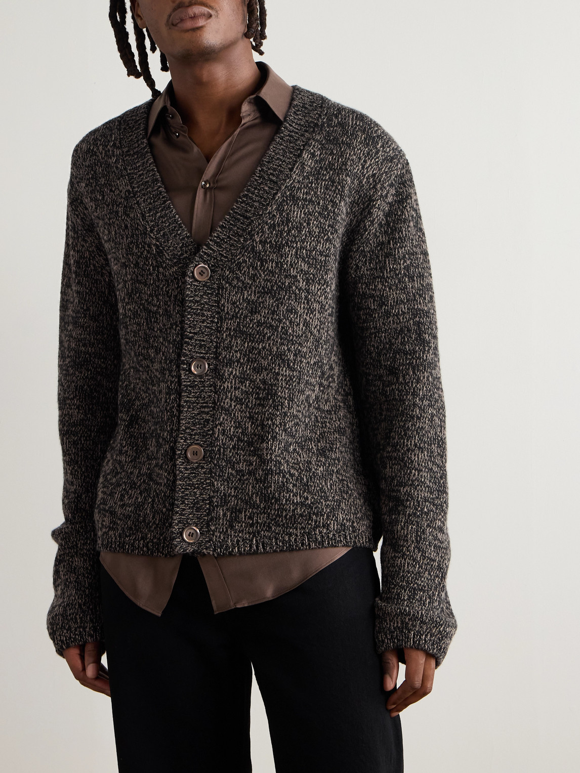 Our Legacy Academy Wool Cardigan In Black