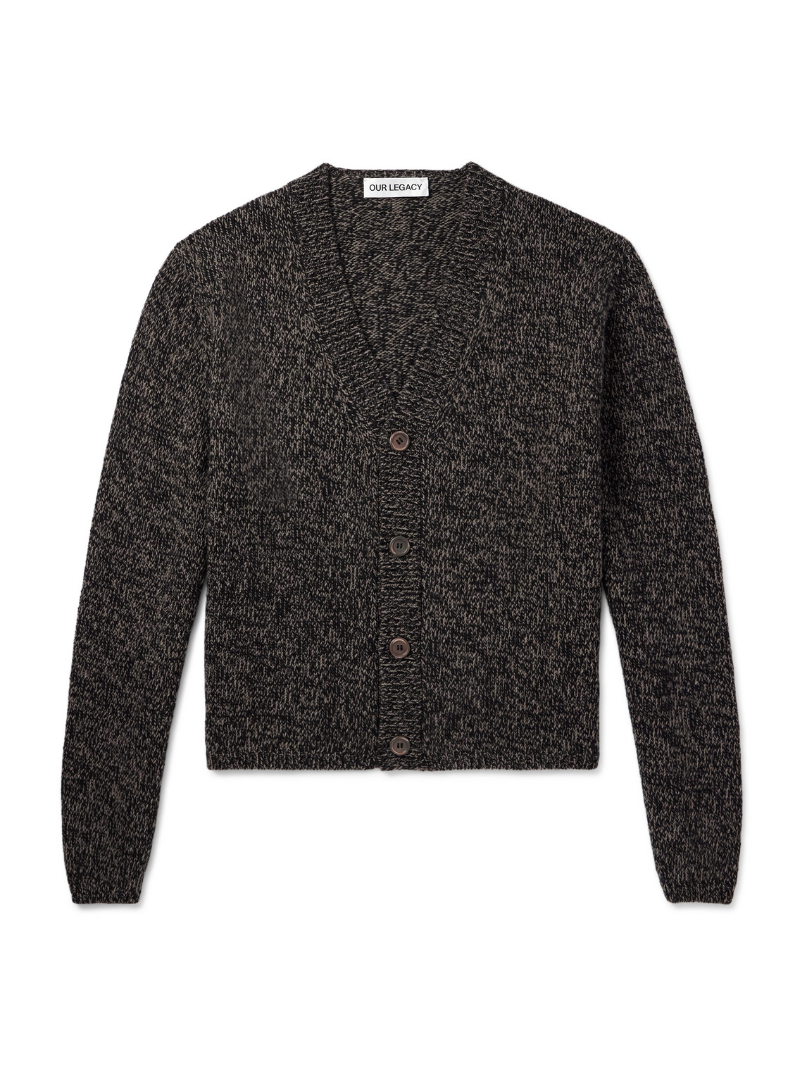 Our Legacy Academy Wool Cardigan In Black