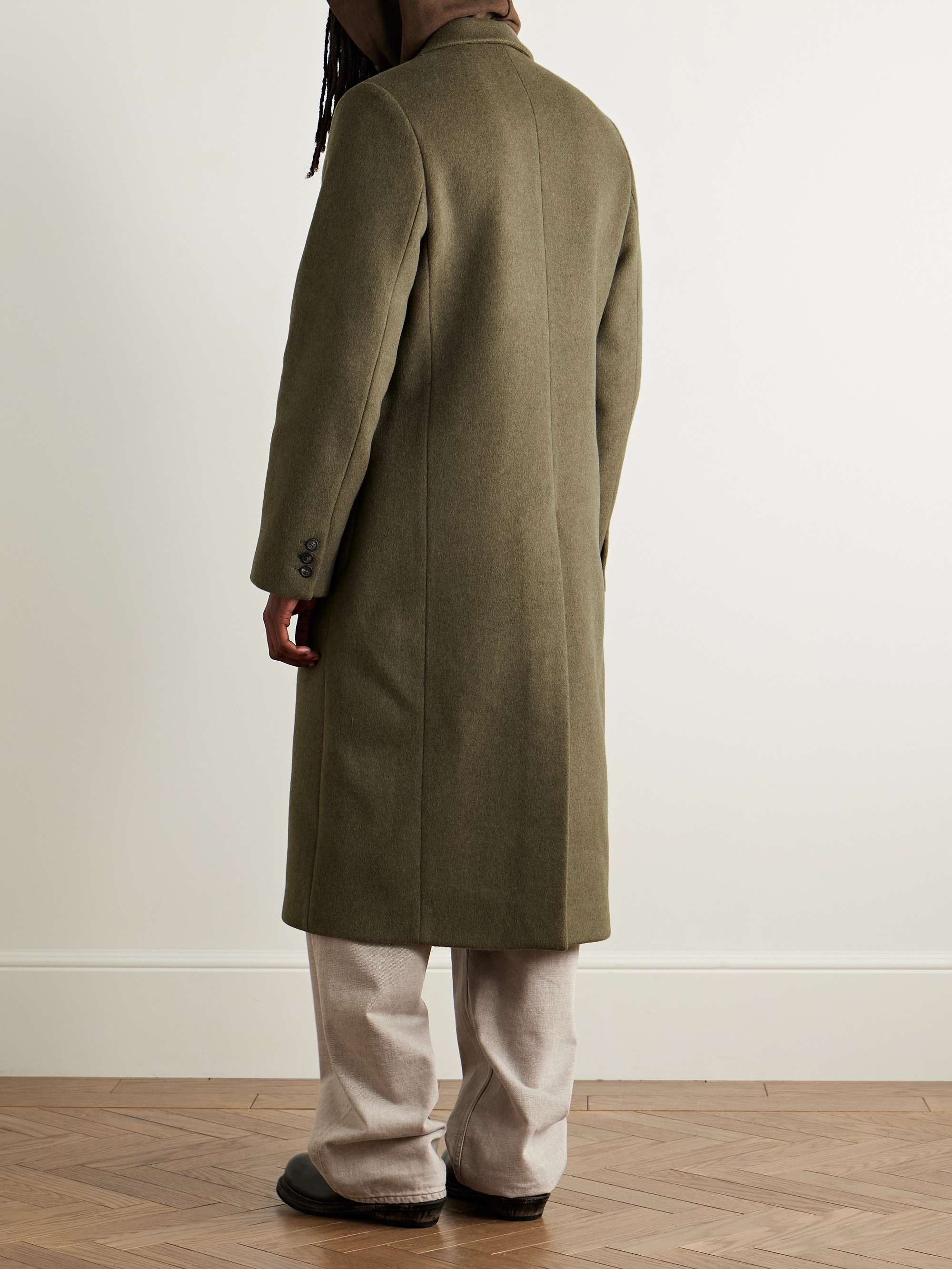 オーラリー ALPACA WOOL MELTON TRENCH COAT Auralee Melton wool and alpaca trench coat Auralee