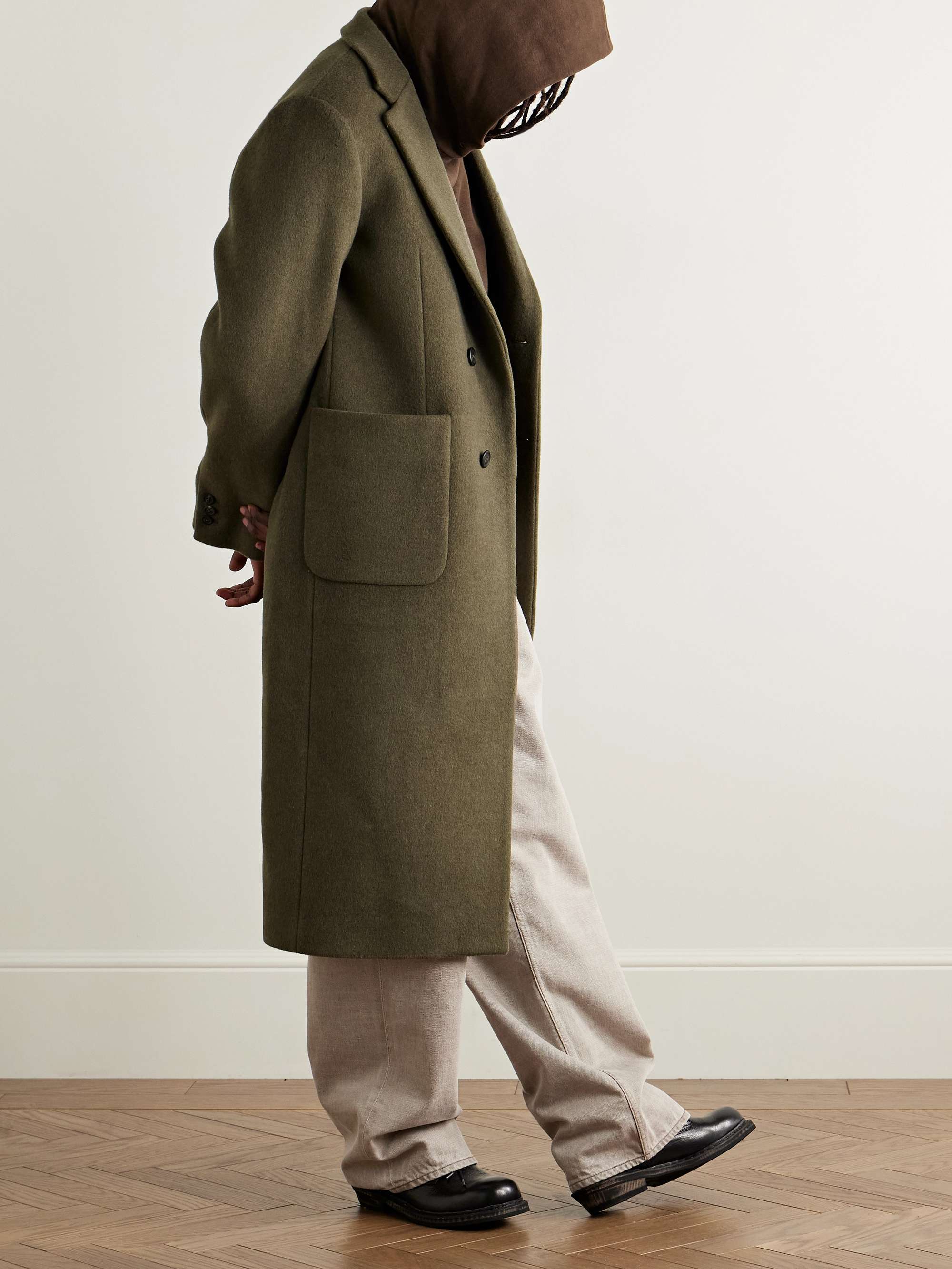 OUR LEGACY Robe Melton Wool-Blend Overcoat for Men | MR PORTER
