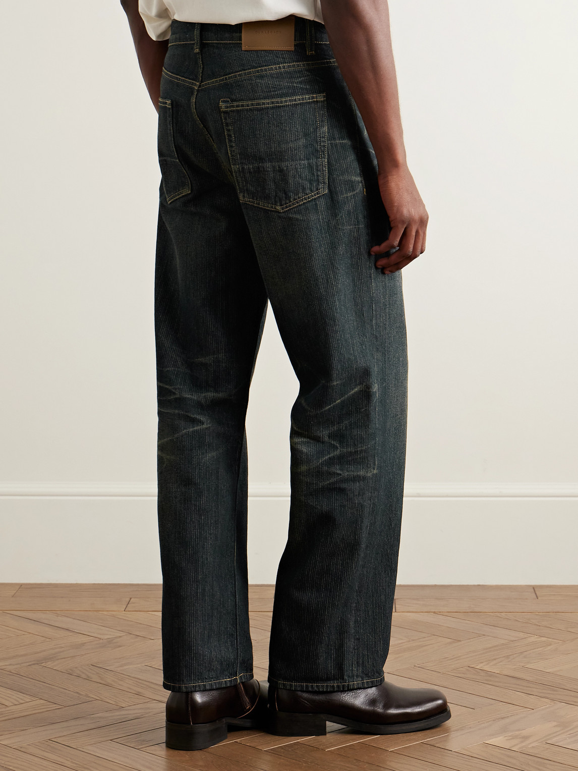 Our Legacy Third Cut Straight-leg Jeans In Blue