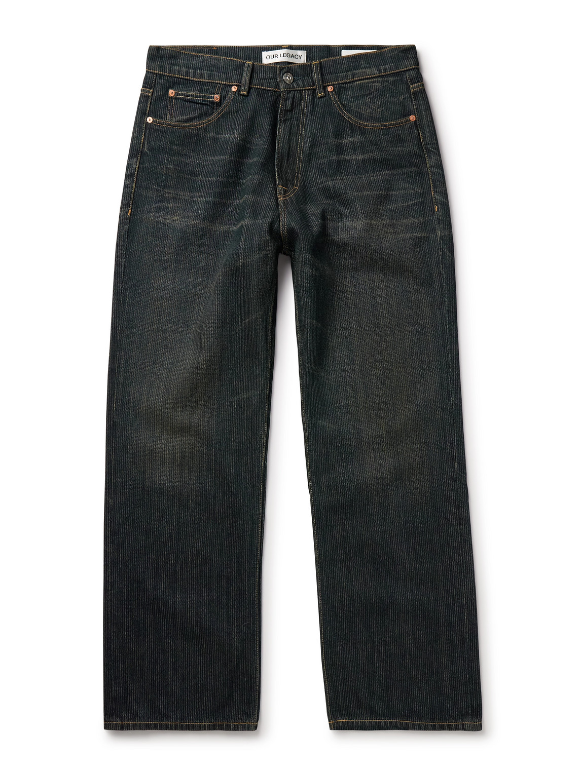 Our Legacy Third Cut Straight-leg Jeans In Blue