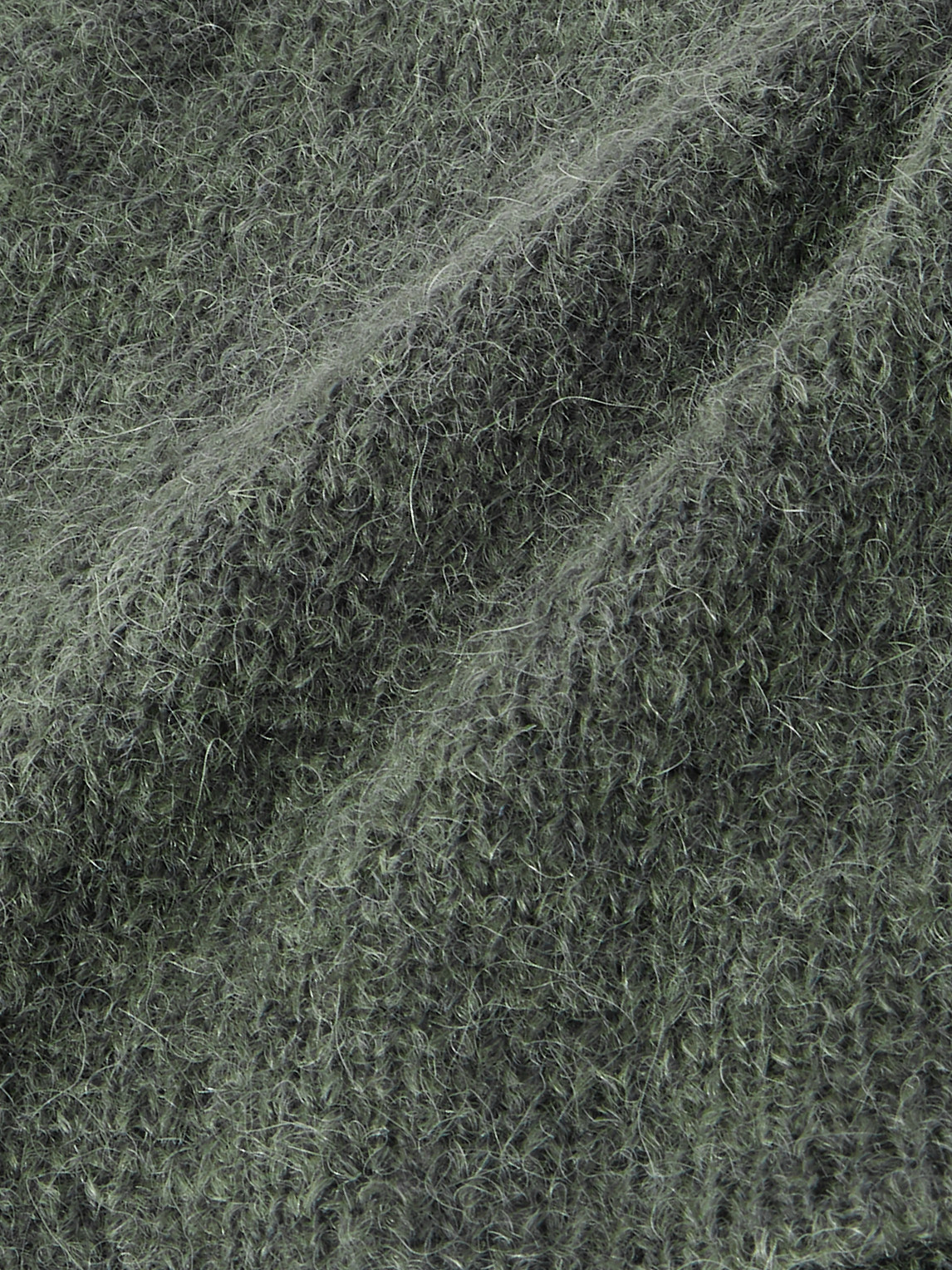Our Legacy Brushed Alpaca-blend Beanie In Green