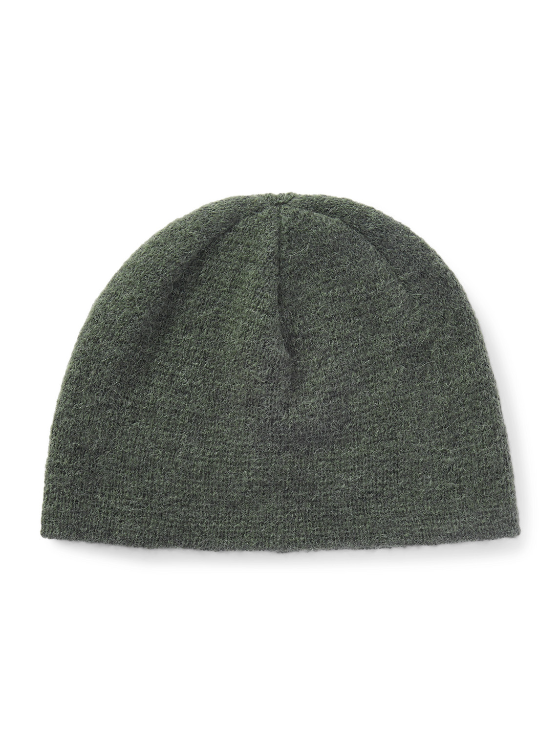 Our Legacy Brushed Alpaca-blend Beanie In Green