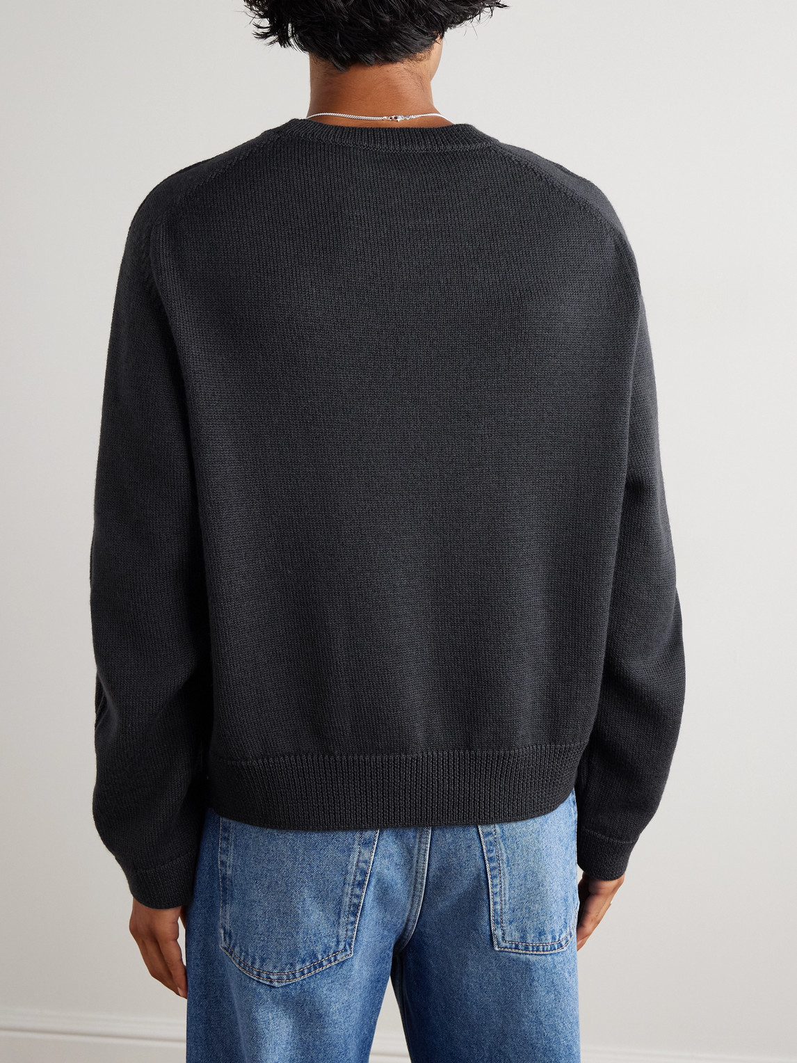 Our Legacy True Merino Wool Sweater In Black