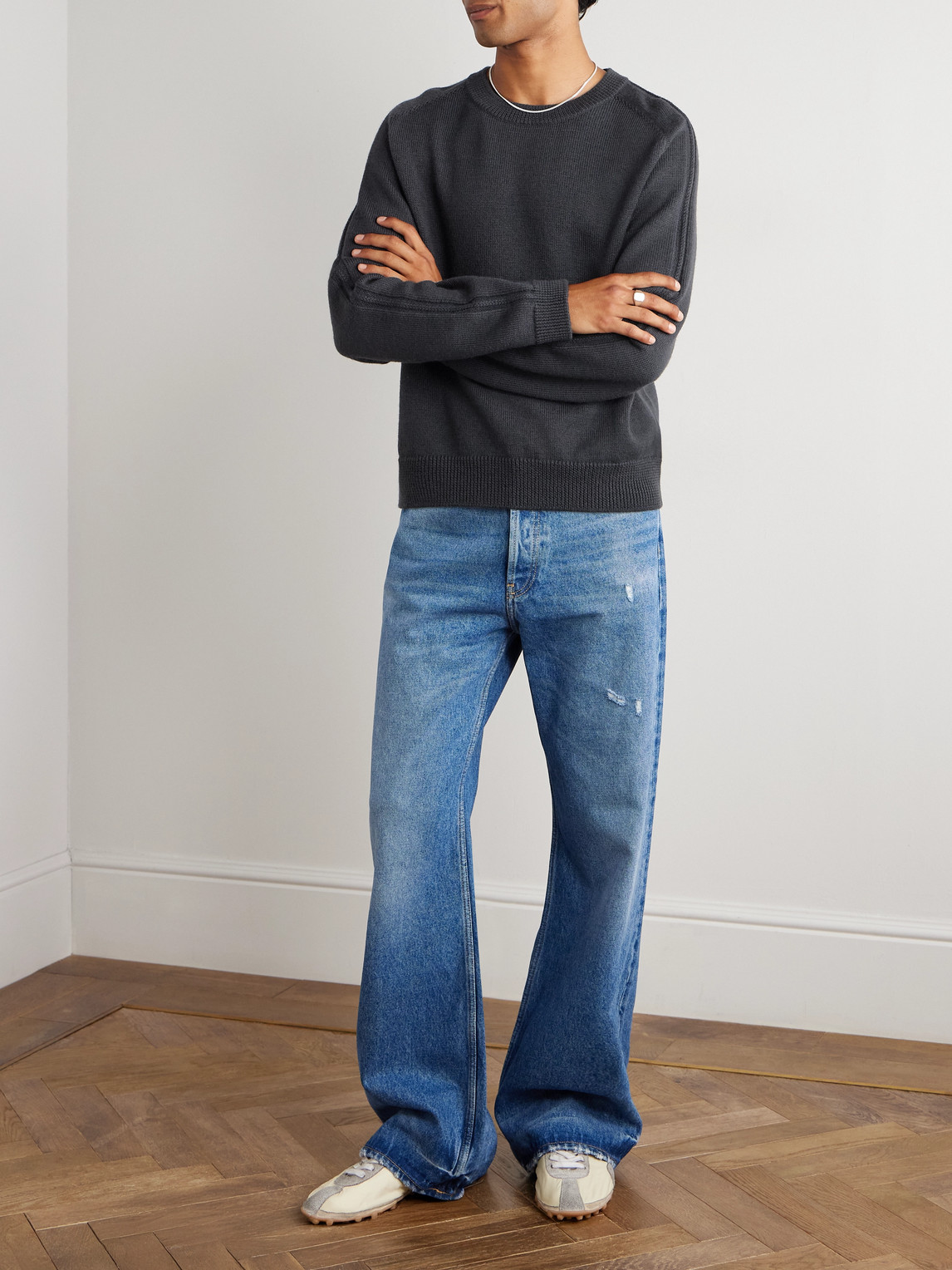 Our Legacy True Merino Wool Sweater In Black