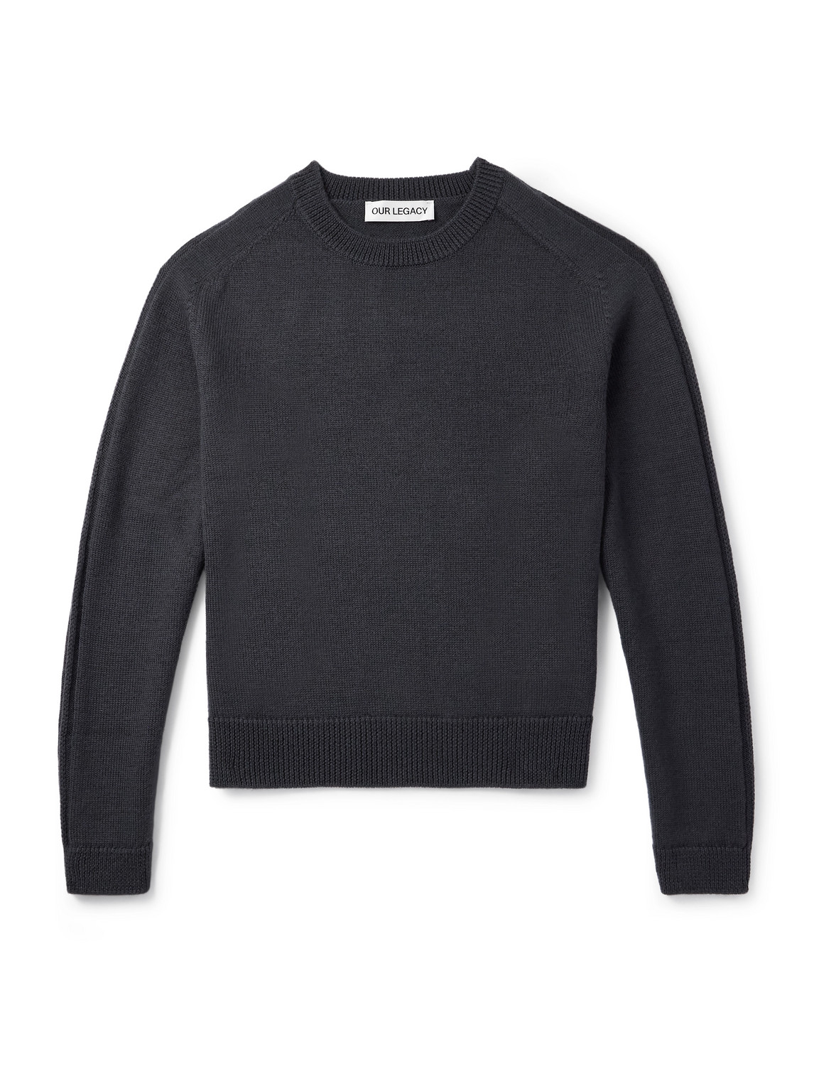 Our Legacy True Merino Wool Sweater In Black