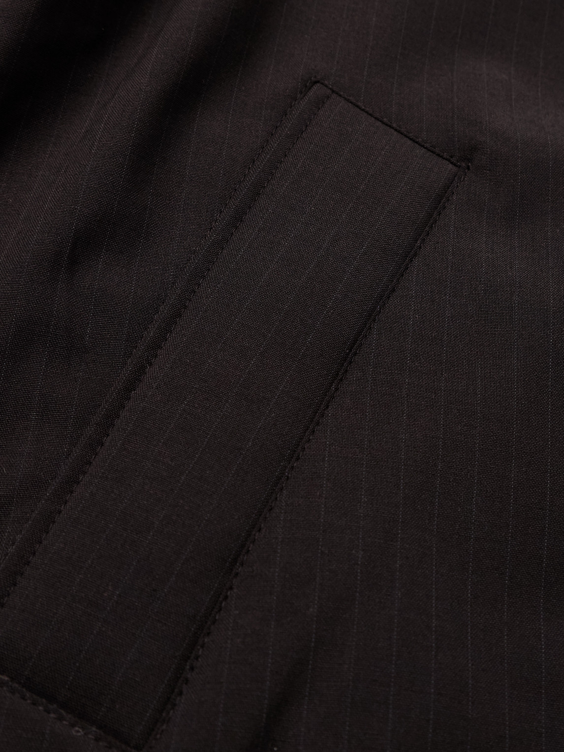 Our Legacy Mens Churchill Stripe Avenue Puffer Woven Jacket In Brown