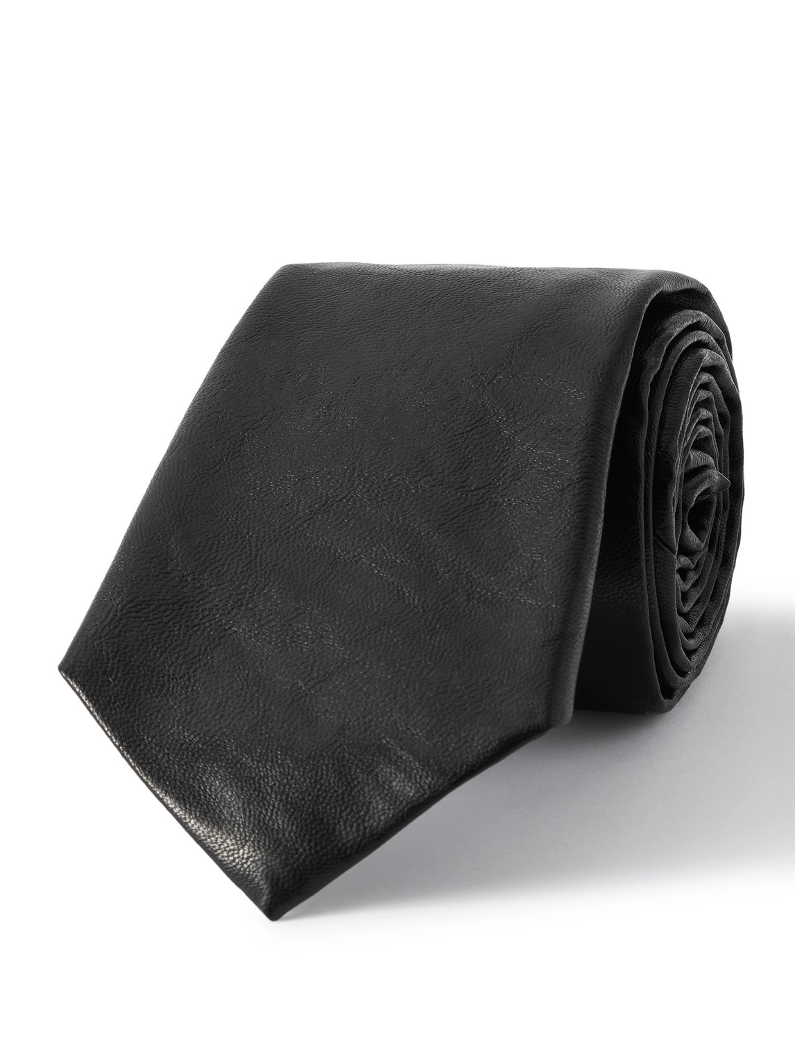 Our Legacy 7cm Full-grain Tie In Black