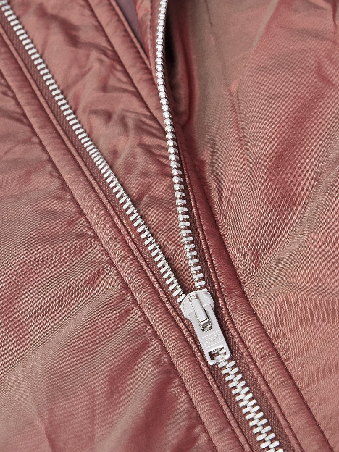 Our Legacy Mens Shining Cherry Slight Classic-collar Nylon Jacket In Brown