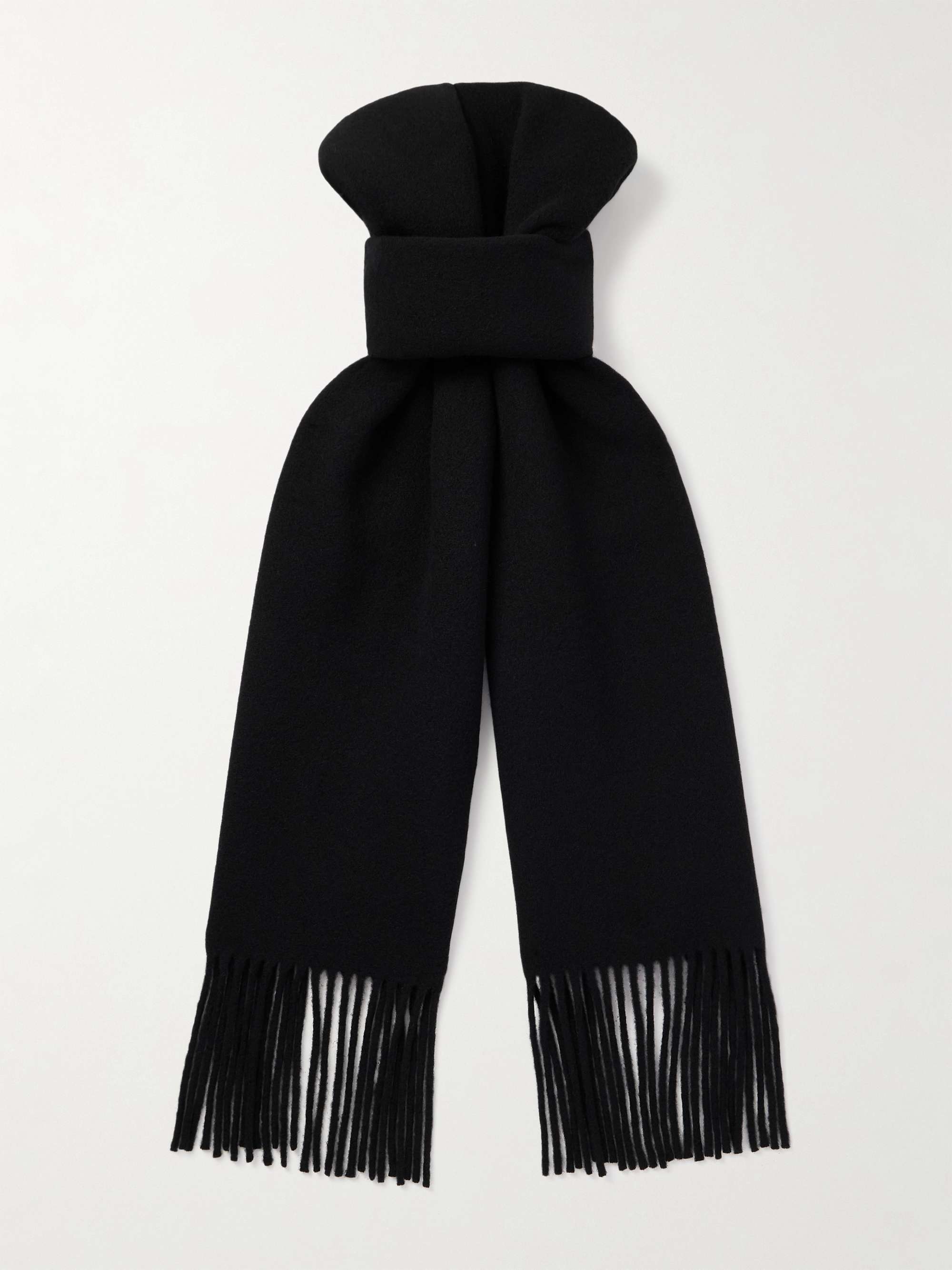 OUR LEGACY Estate Fringed Checked Alpaca-Blend Scarf for Men