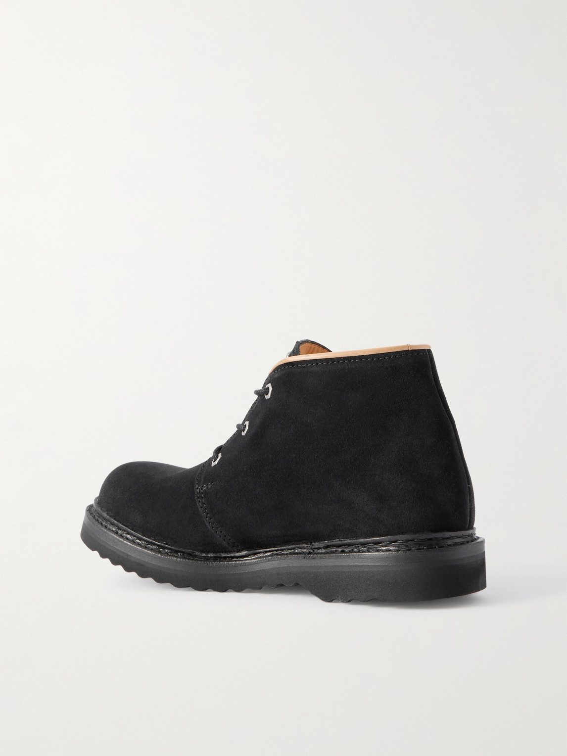 Our Legacy Suede Chukka Boots In Black