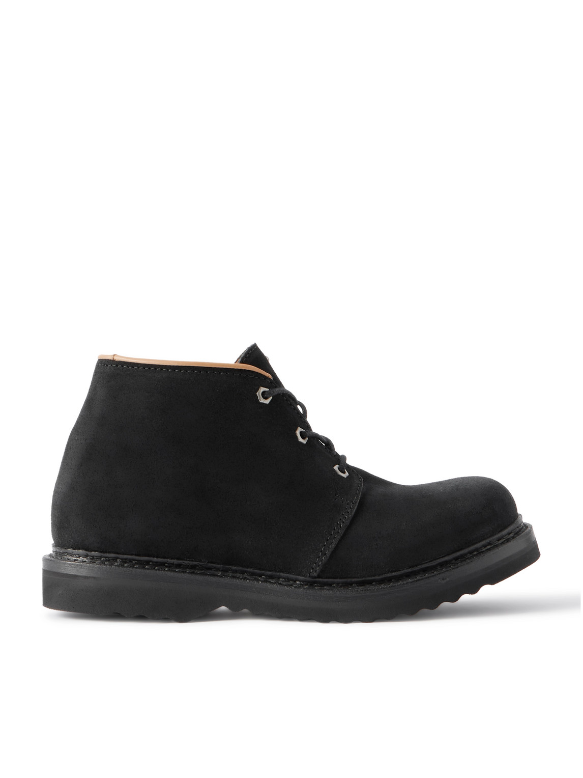 Our Legacy Suede Chukka Boots In Black