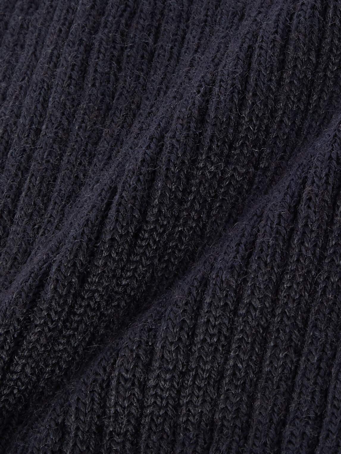 Our Legacy Ribbed Merino Wool Beanie In Black