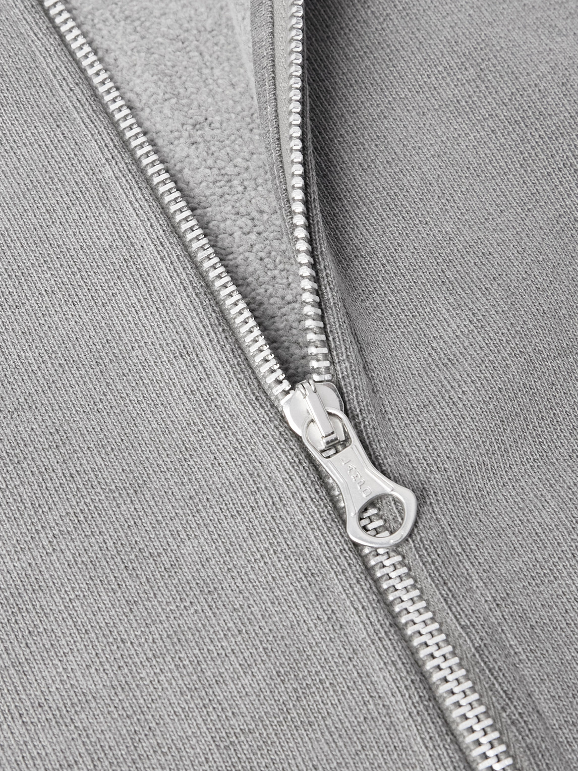 Our Legacy Rascal Cotton-jersey Zip-up Hoodie In Gray