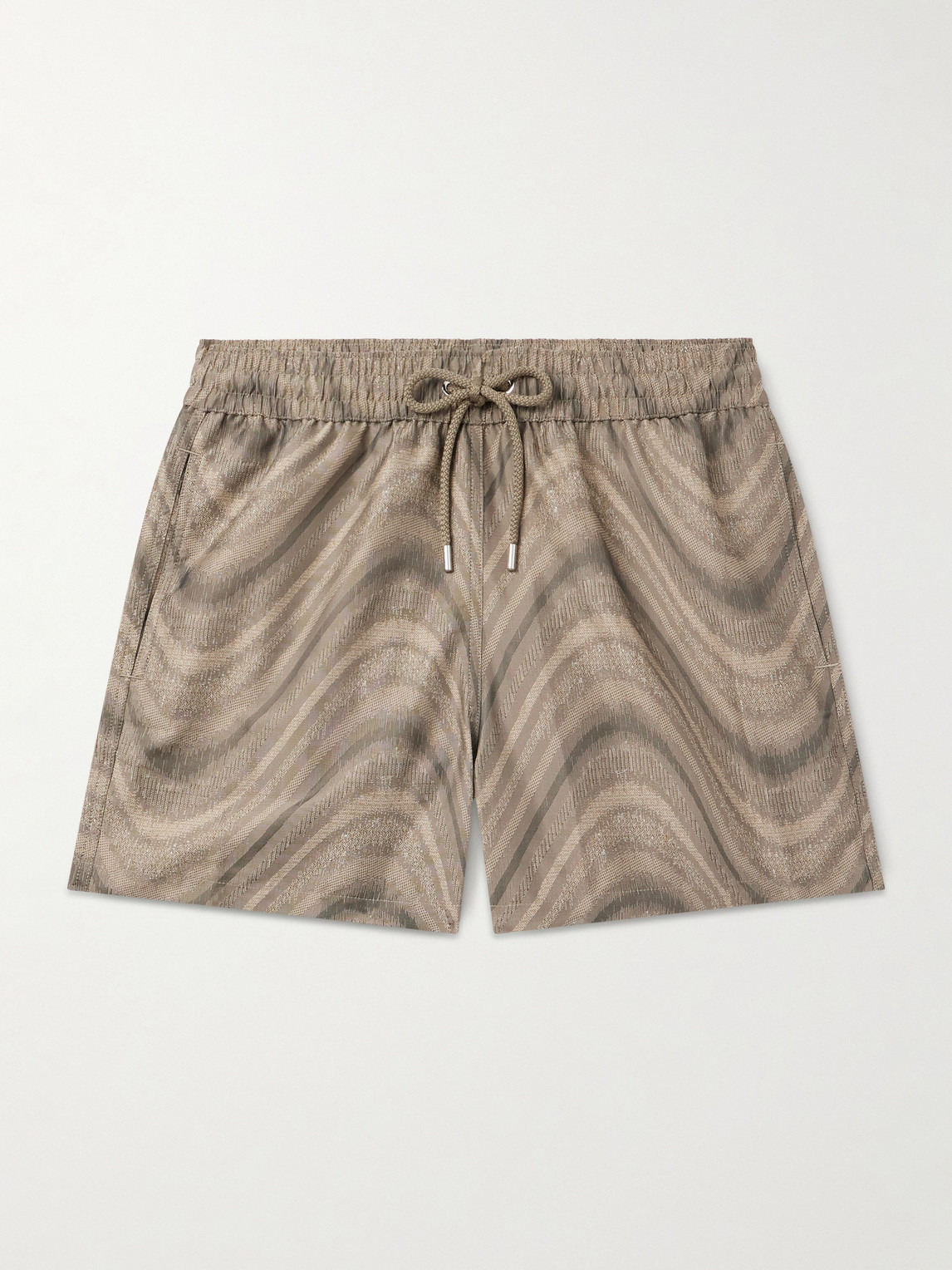 Frescobol Carioca Rio traight-Leg Mid-Length Recycled Jacquard wim horts - Men