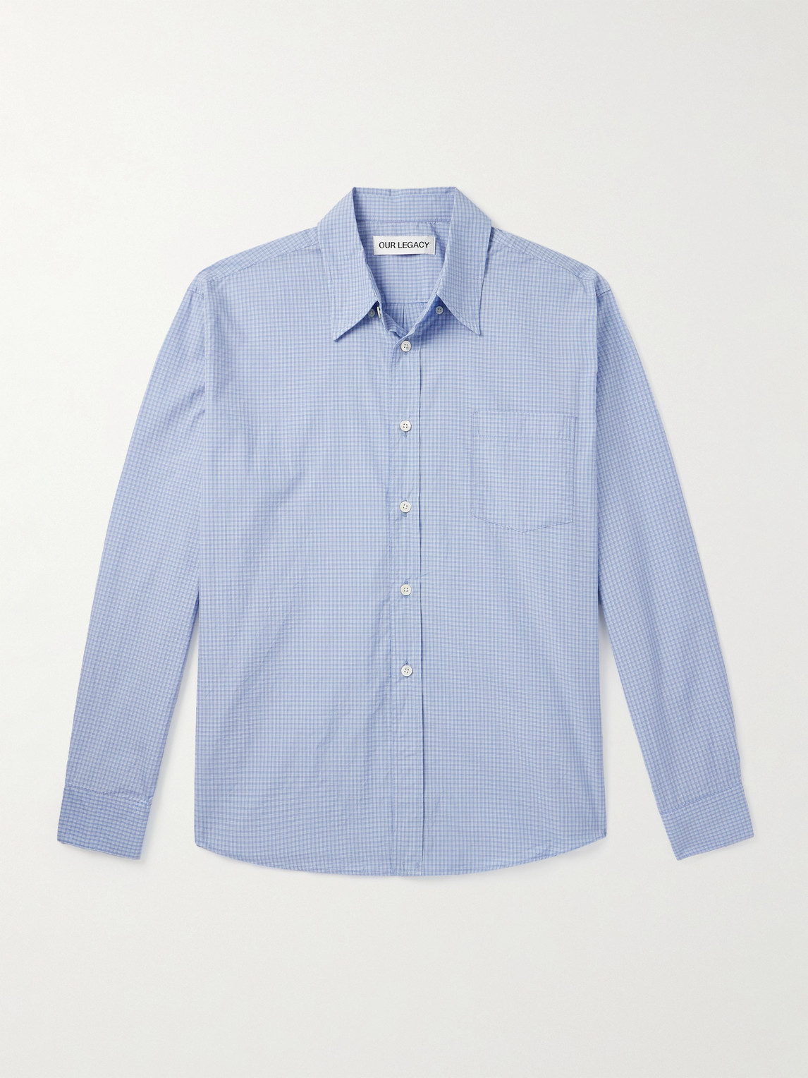 Our Legacy Beyond Checked Cotton-Poplin Shirt - Men