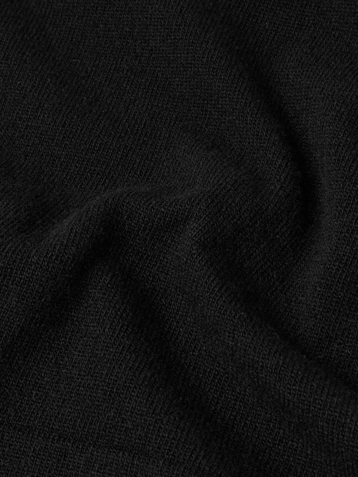 Our Legacy Cherub Merino Wool Hoodie In Black