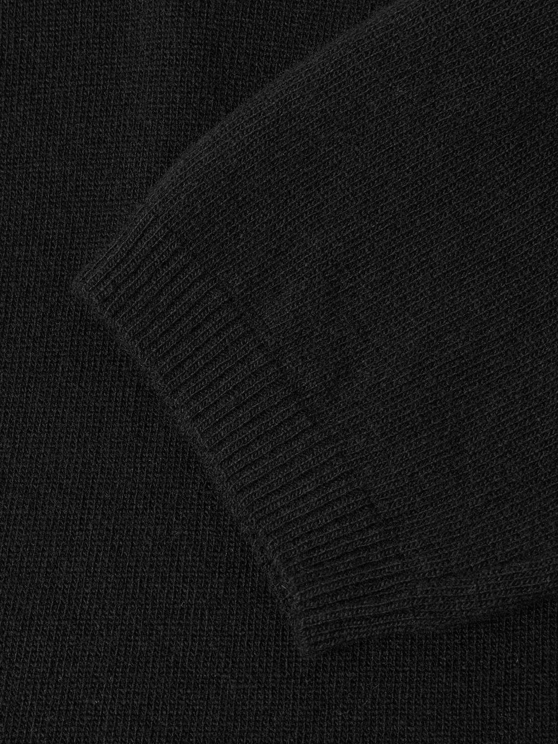 Our Legacy Cherub Merino Wool Hoodie In Black