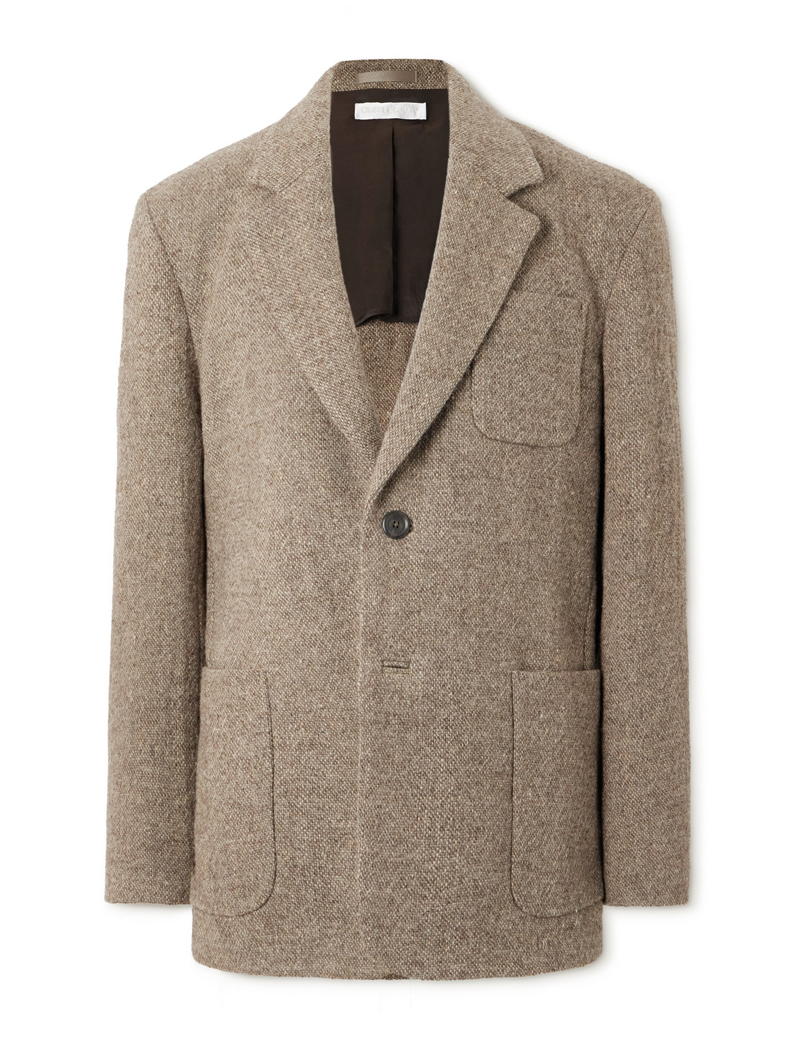 Our Legacy Embrace Virgin Wool And Hemp-blend Blazer In Neutral
