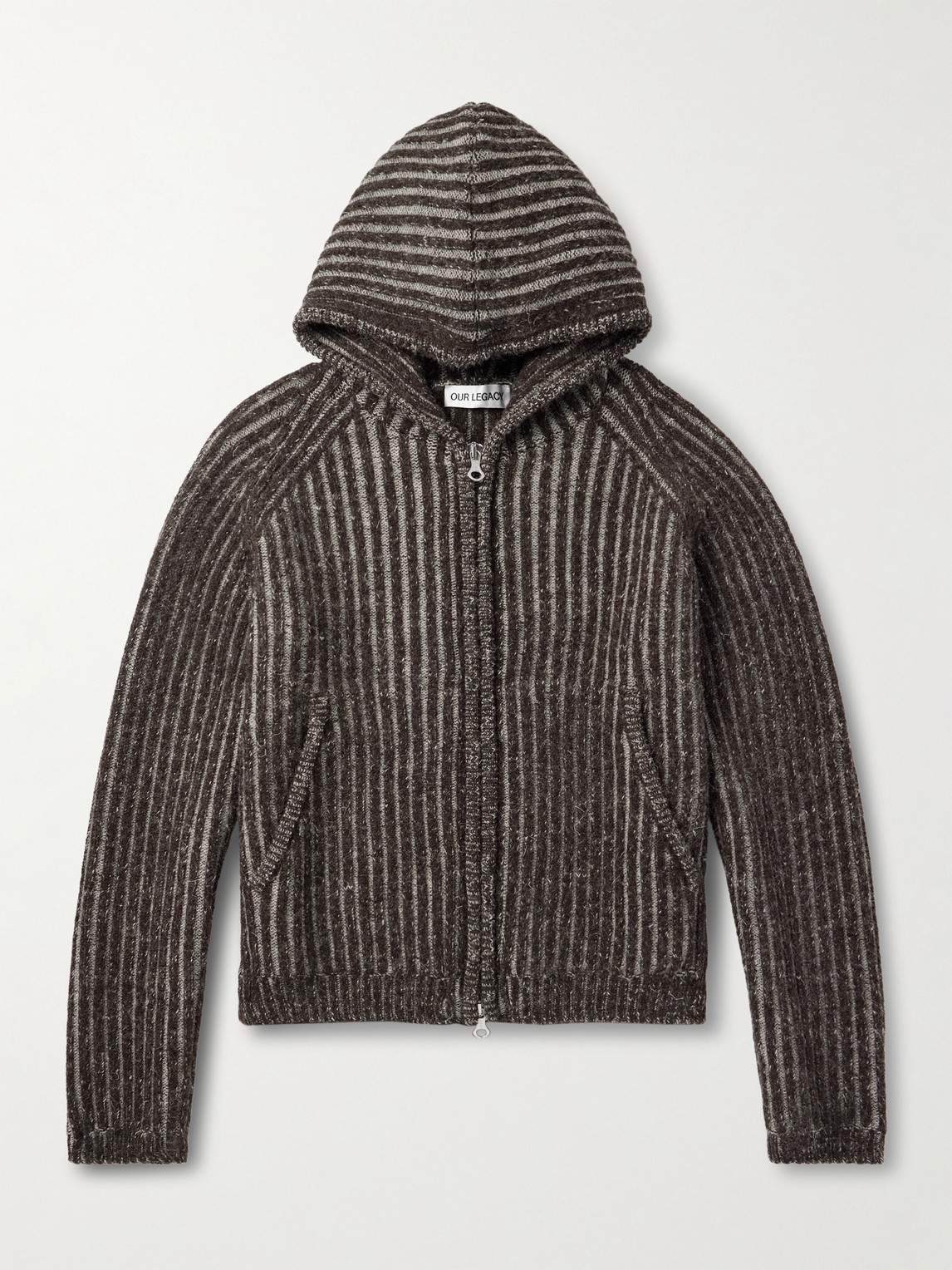 Our Legacy Level Ribbed Wool Hooded Jacket - Men