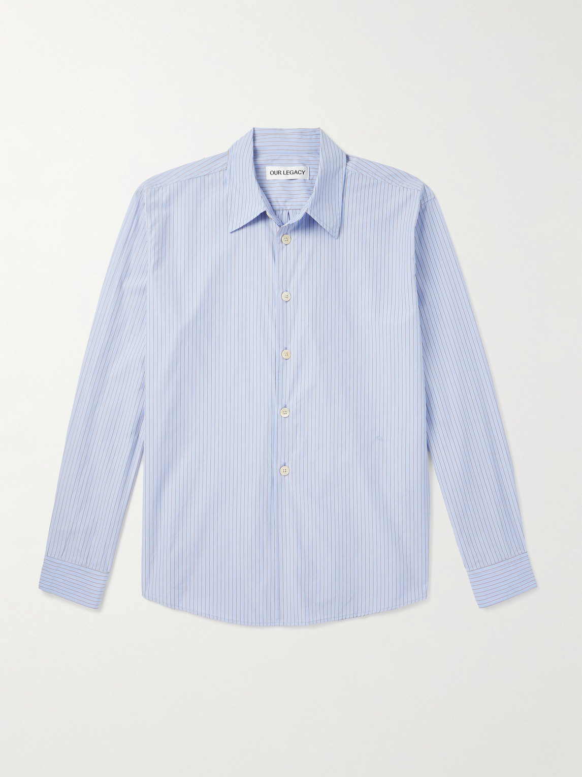 Our Legacy Beyond Pinstriped Cotton-Poplin Shirt - Men