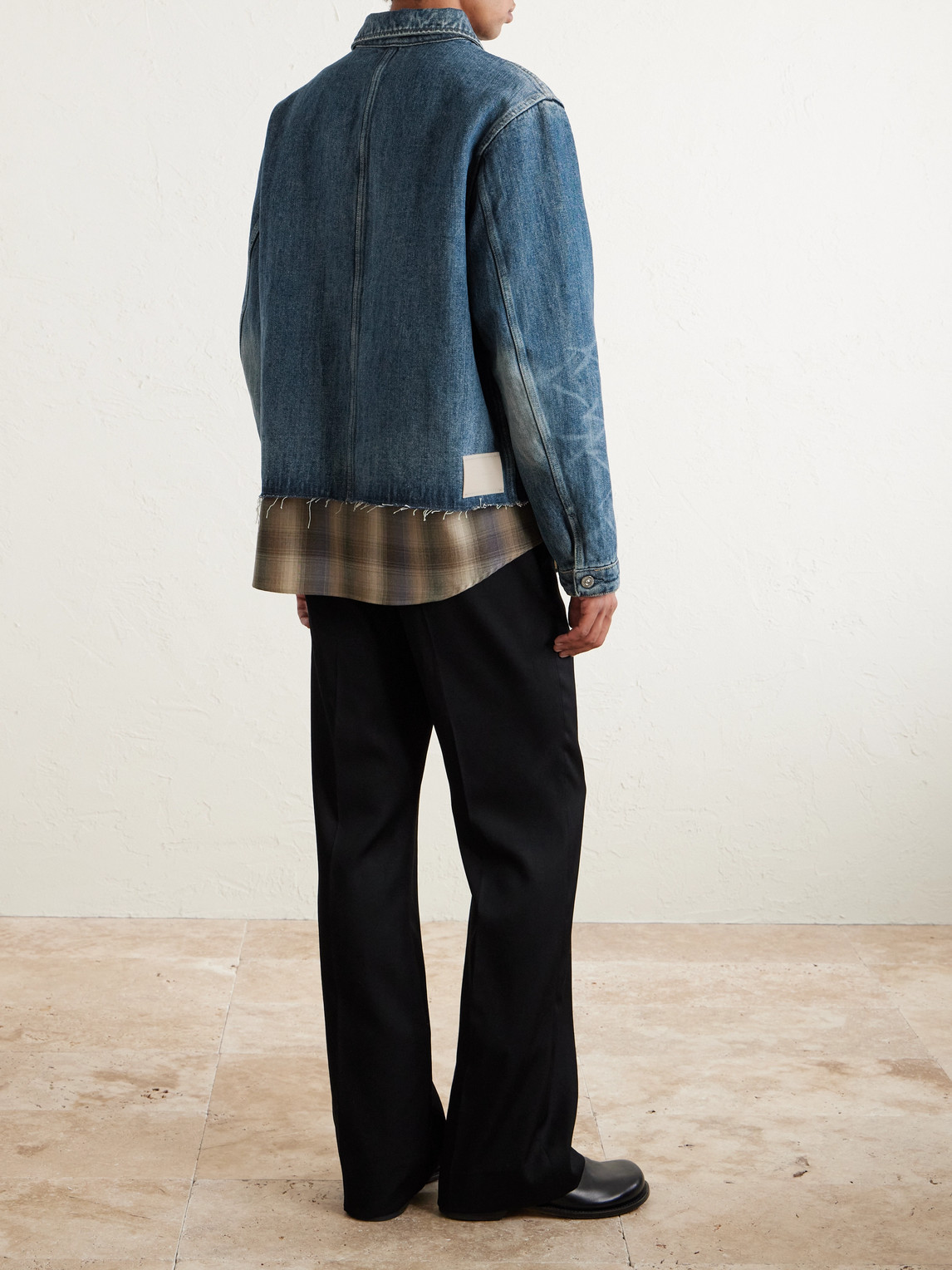  Our Legacy - Cut Rebirth Frayed Denim Jacket - Men - Blue - It 46 