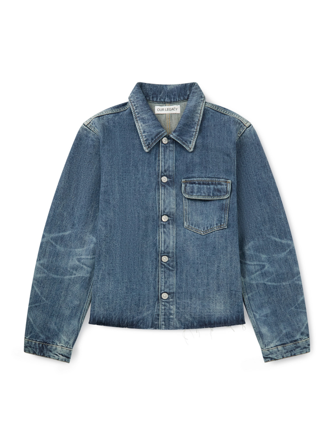 Our Legacy - Bank Denim Hooded Jacket - Curated Menswear