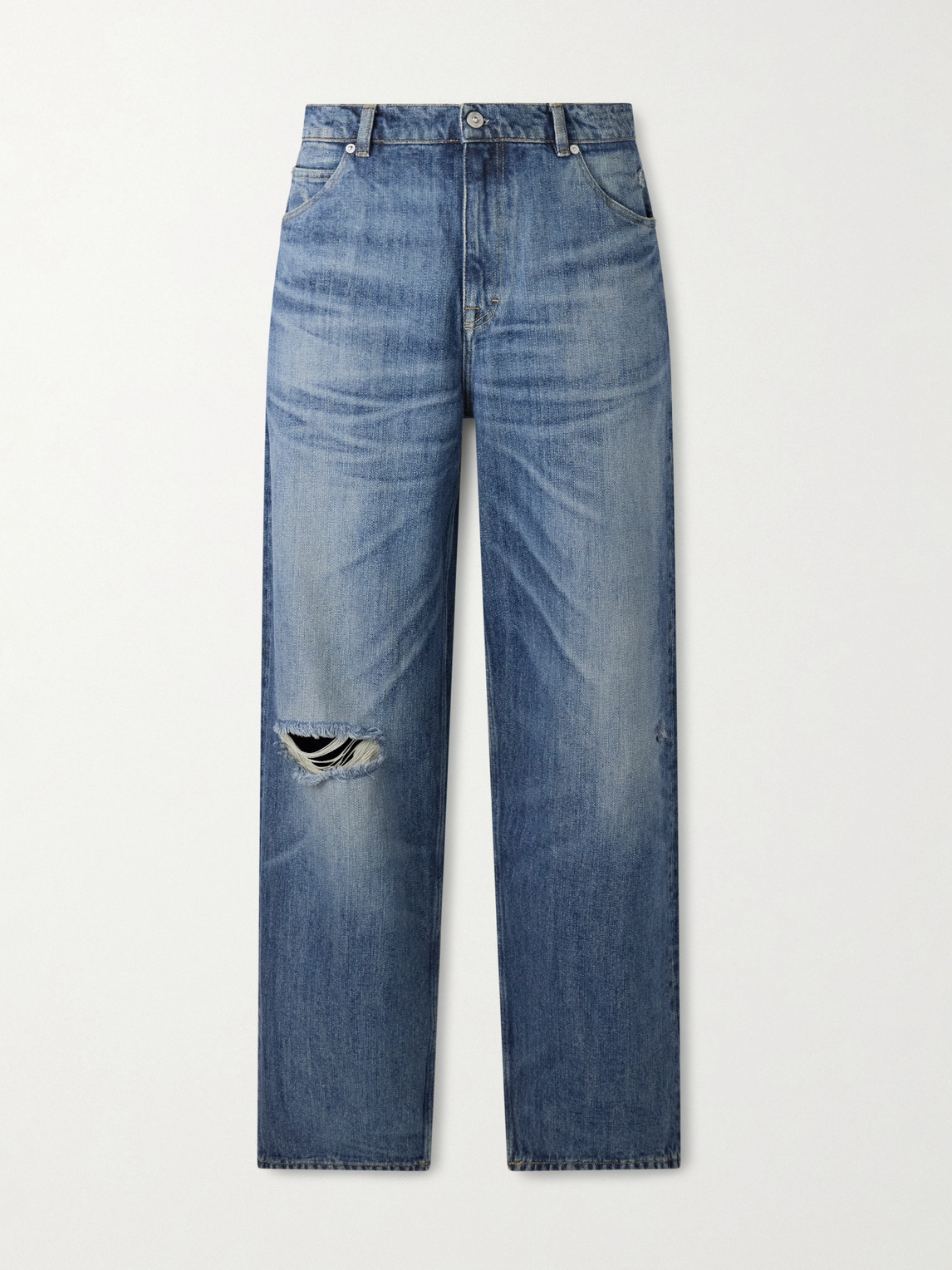 Our Legacy Wide-Leg Distressed Jeans - Men