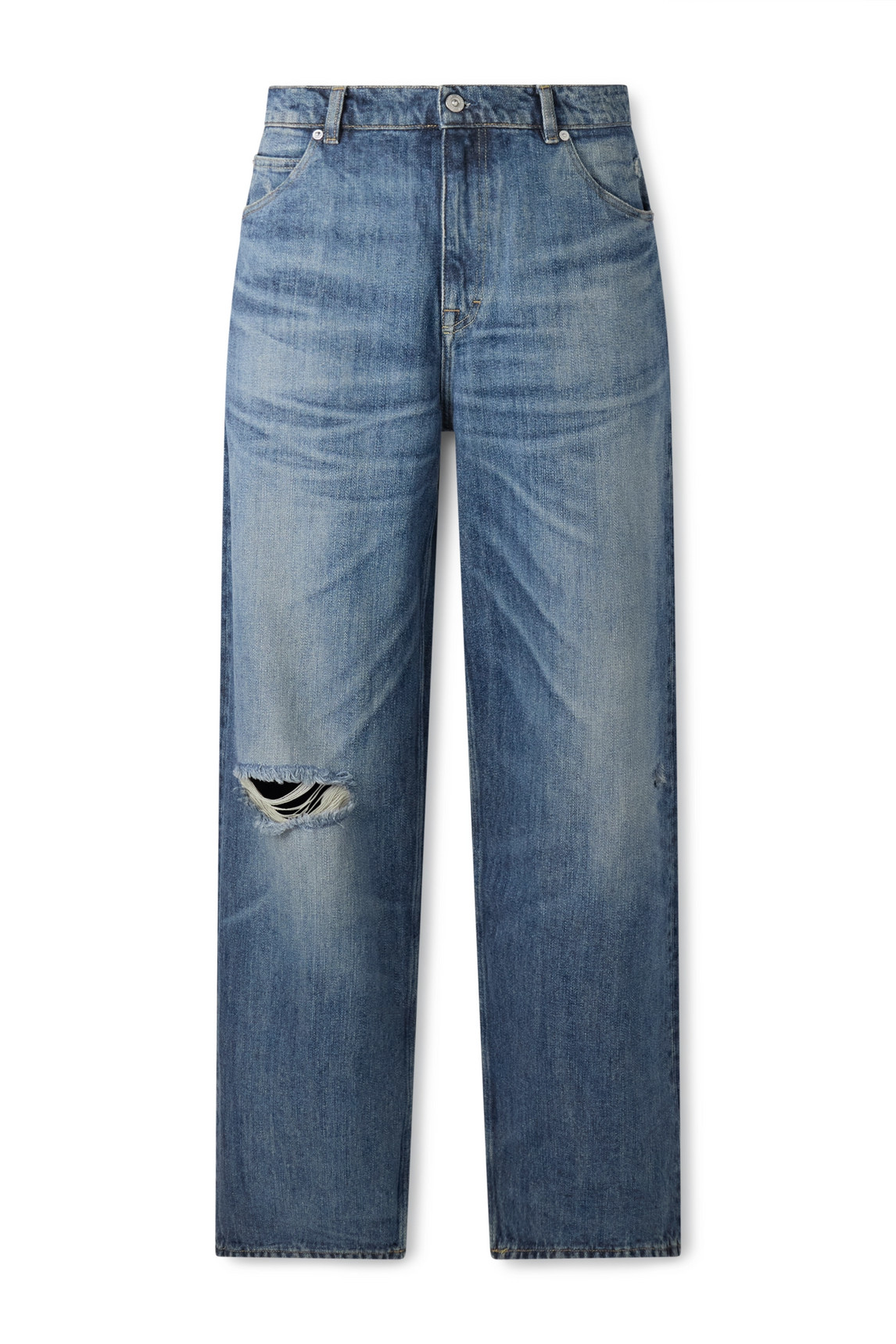 Our Legacy Vast Cut High-rise Wide-leg Jeans In Blue