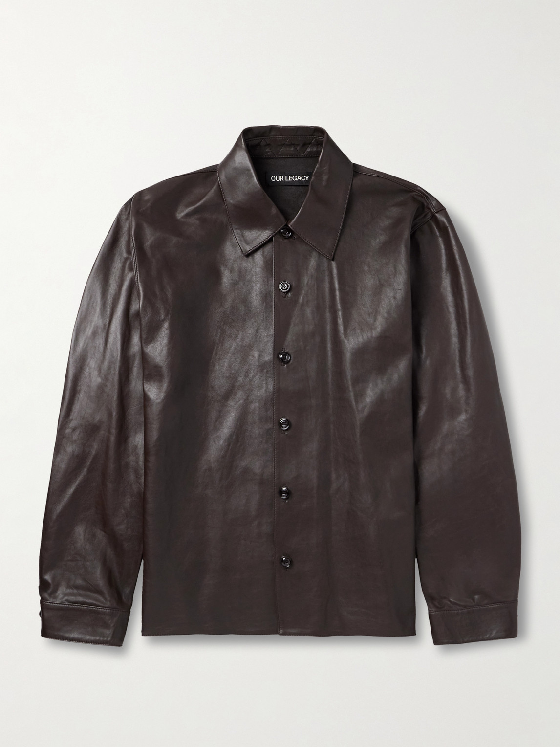 Our Legacy Welding Leather Shirt - Men