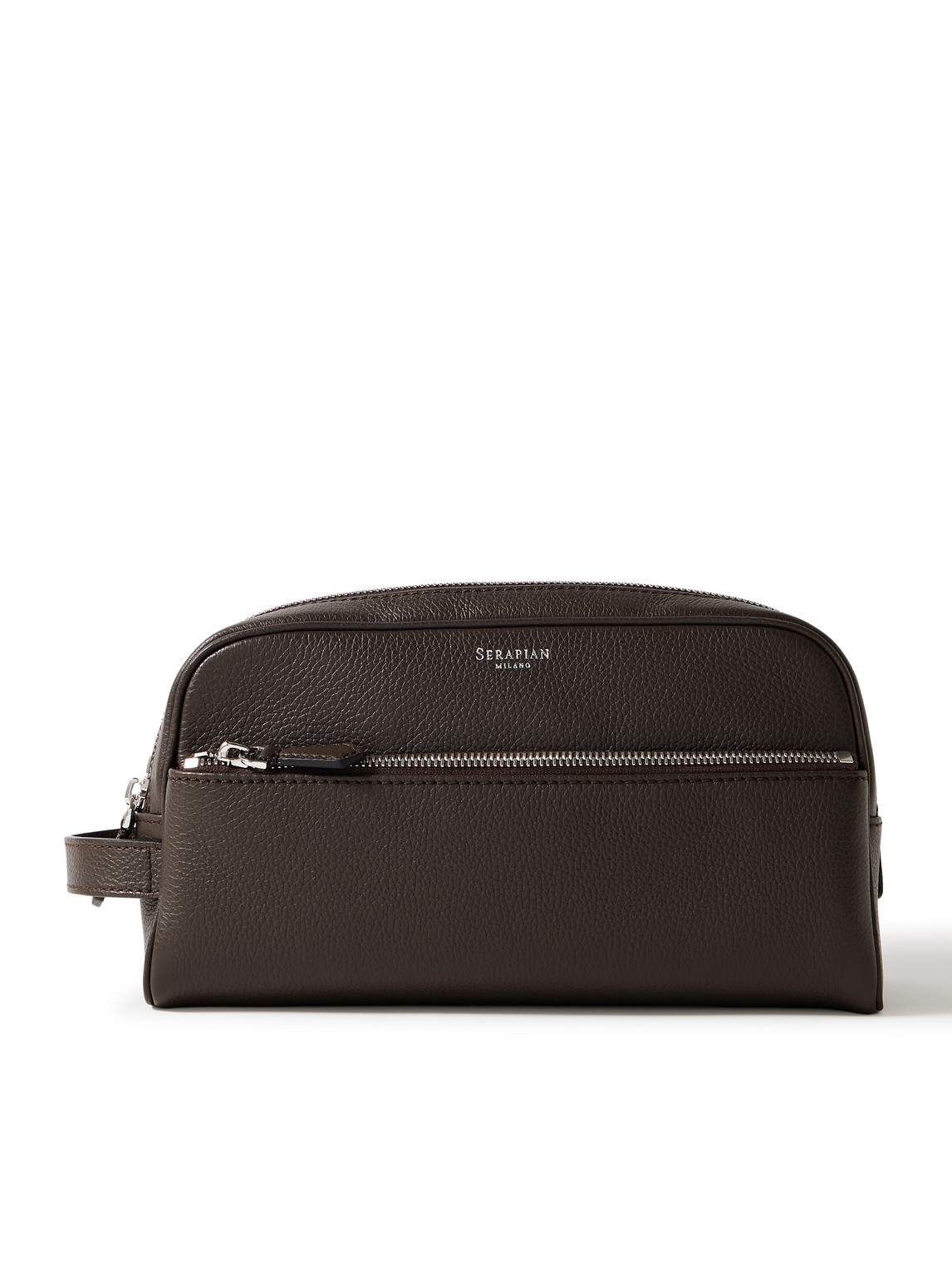 Full-Grain Leather Wash Bag