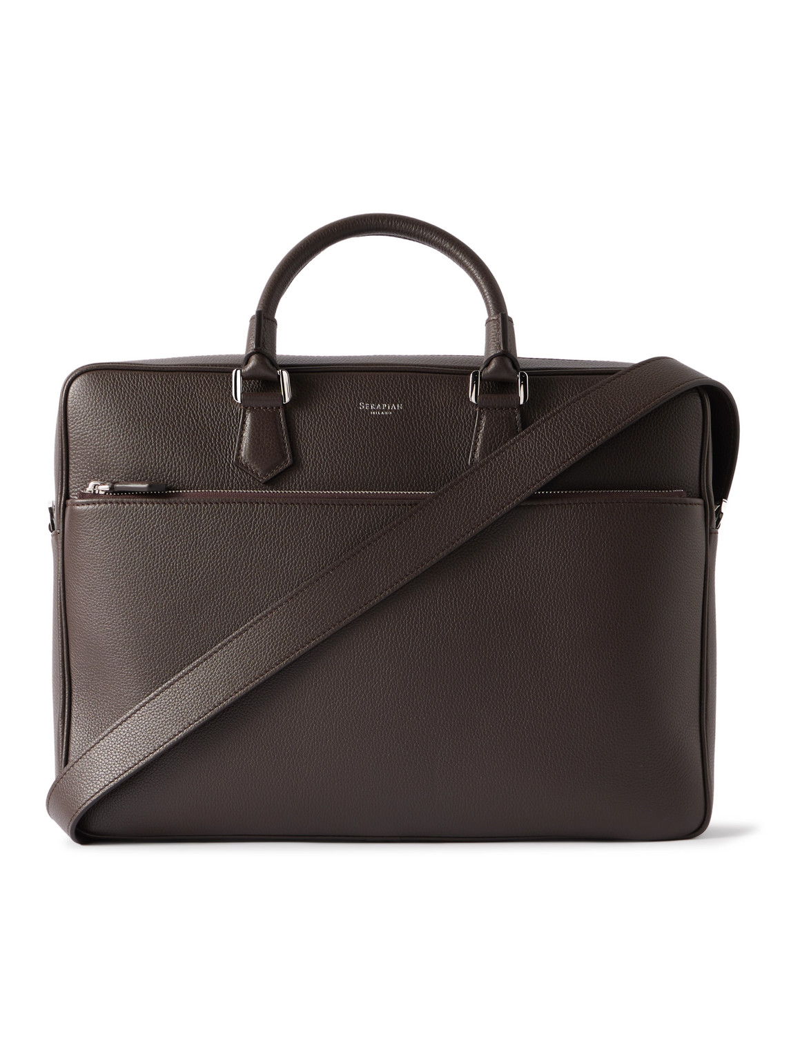 Full-Grain Leather Briefcase
