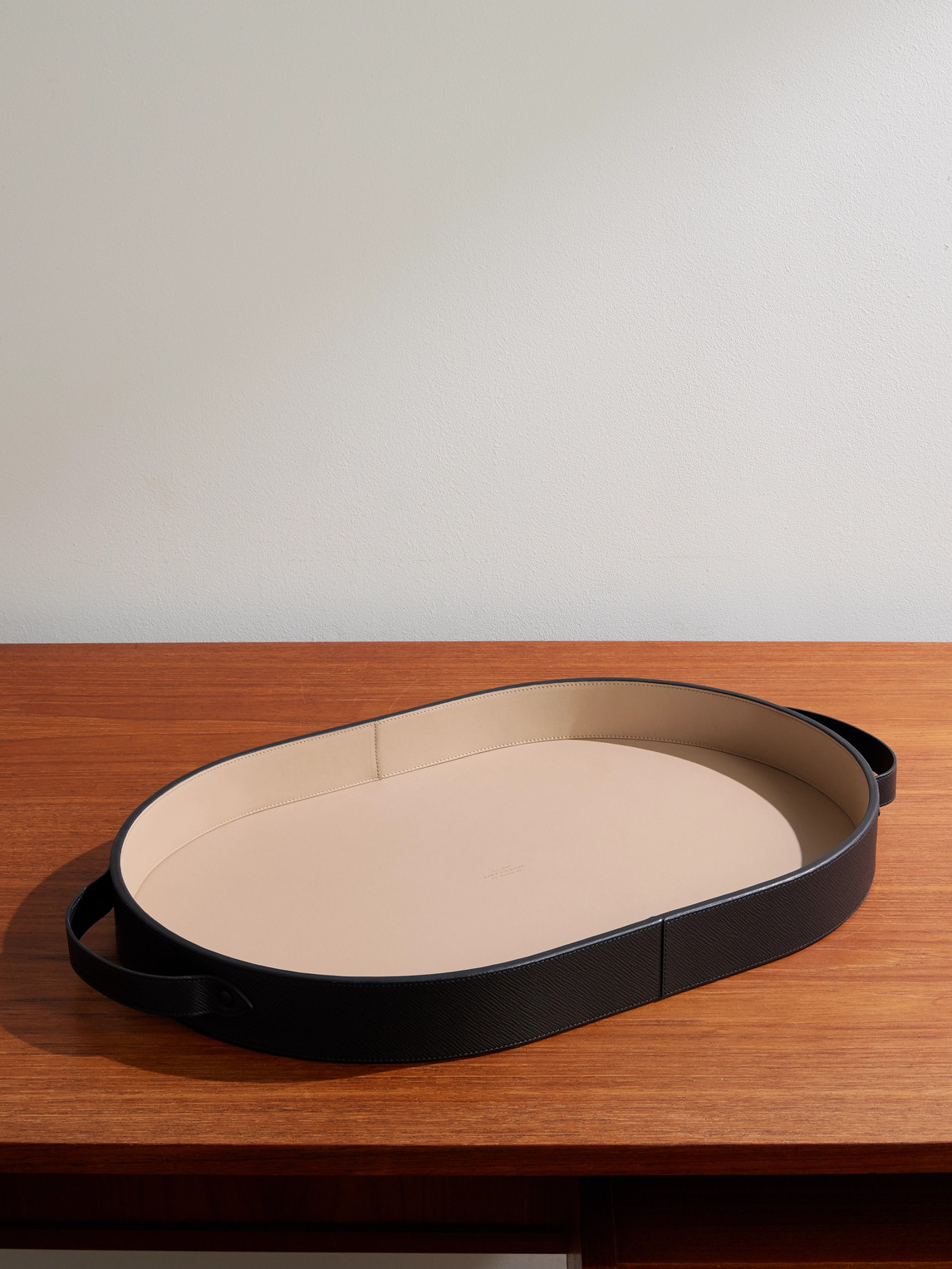 Panama Cross-Grain Leather Tray