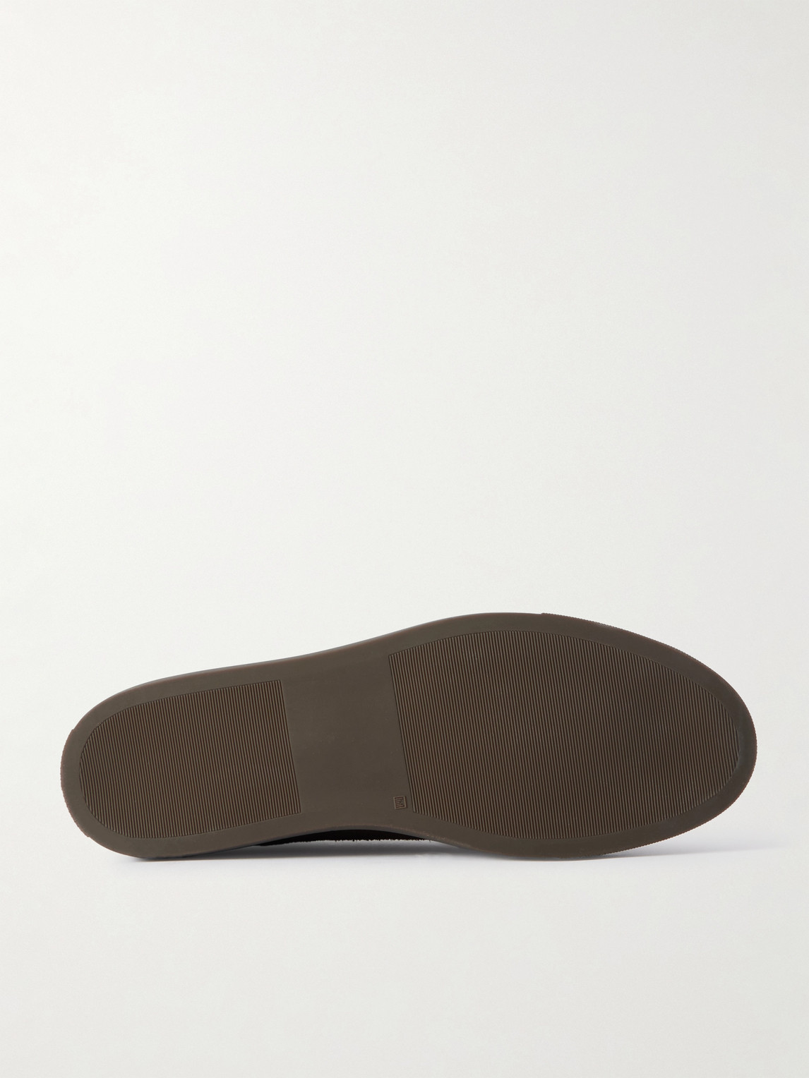 Common Projects Field Trainer Brushed-suede Sneakers In Brown