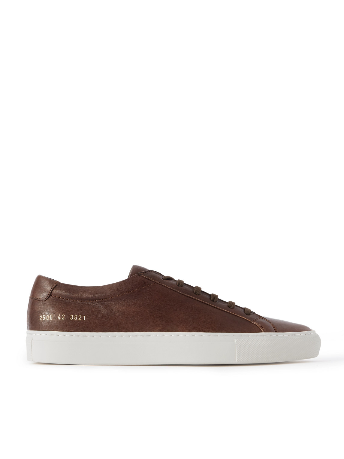 Common Projects Original Achilles Leather Sneakers In Brown