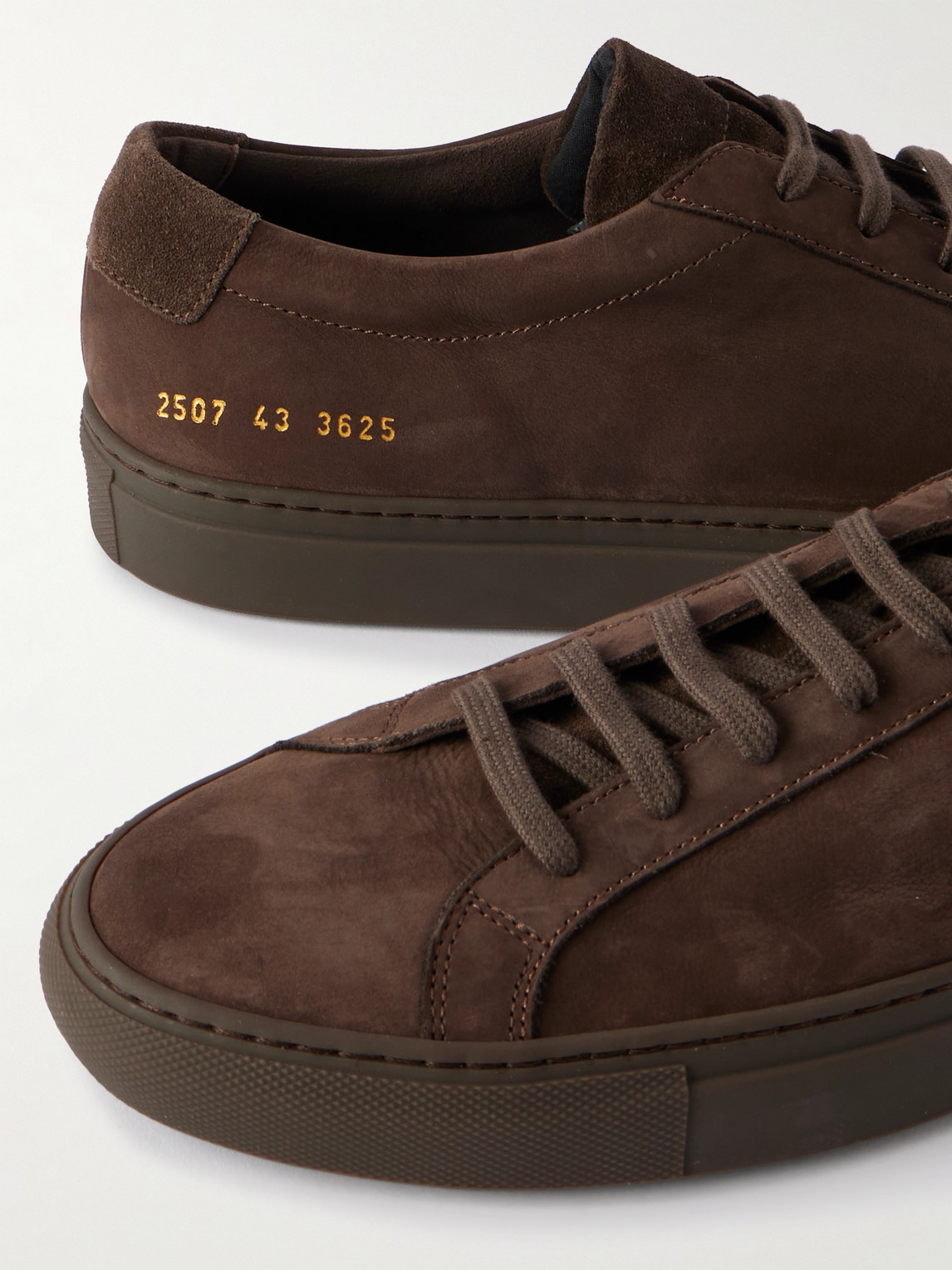 Common Projects Achilles Premium Sneakers In Brown